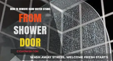 Effective Ways to Remove Hard Water Stains from Shower Doors