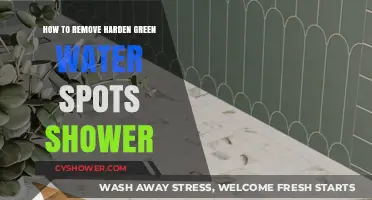Effective Ways to Remove Hardened Green Water Spots from Your Shower