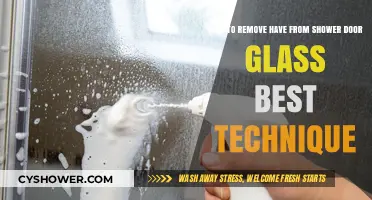 Effective Technique to Remove Hard Water Stains from Shower Door Glass