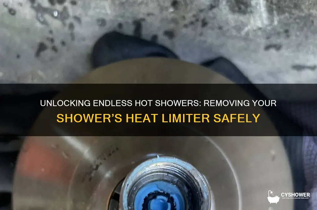 how to remove heat limiter on shower