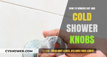 Easy DIY Guide: Removing Hot and Cold Shower Knobs Effortlessly