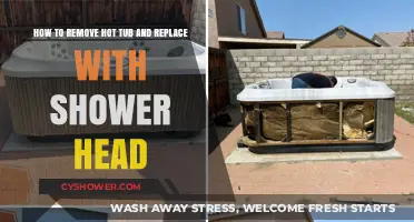Upgrade Your Bathroom: Removing Hot Tub for Shower Head Installation