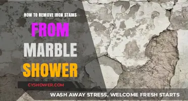 Effective Ways to Remove Iron Stains from Marble Showers