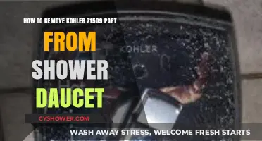 Easy Steps to Remove Kohler 71509 Shower Faucet Part