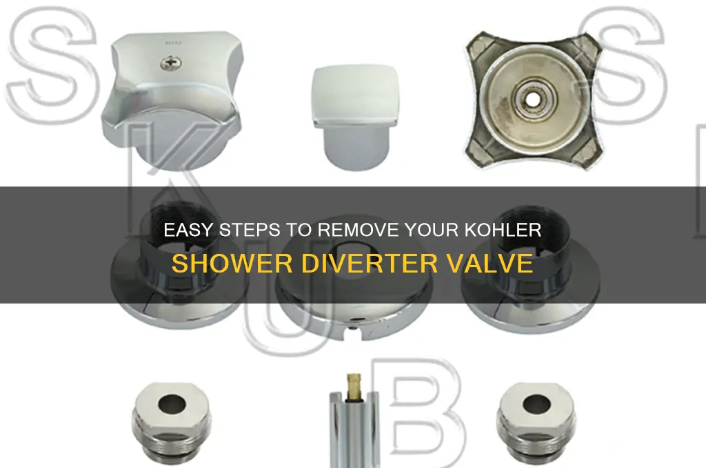 how to remove kohler shower diverter