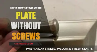 Easy Guide: Removing Kohler Shower Plate Without Visible Screws