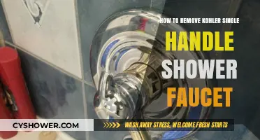 Easy Steps to Remove Your Kohler Single Handle Shower Faucet