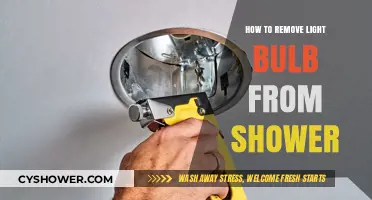 Safely Removing a Light Bulb from Your Shower: Step-by-Step Guide