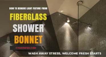 Easy Steps to Remove Light Fixtures from Fiberglass Shower Bonnets