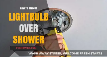 Safely Removing a Lightbulb Over Your Shower: Step-by-Step Guide