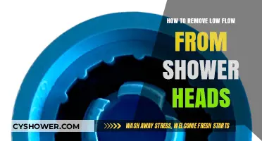 Effective Ways to Remove Low Flow from Shower Heads Easily