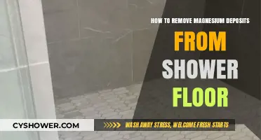 Effective Ways to Remove Magnesium Deposits from Your Shower Floor