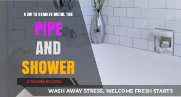 DIY Guide: Removing Metal Tub Pipes and Shower Fixtures Easily