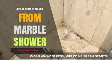 Effective Ways to Remove Mildew from Marble Shower Surfaces