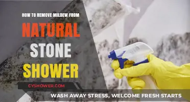Effective Mildew Removal Tips for Natural Stone Showers: A Guide