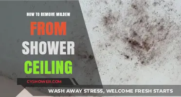 Effective Ways to Remove Mildew from Your Shower Ceiling