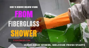 Effective Tips to Remove Mildew Stains from Fiberglass Showers