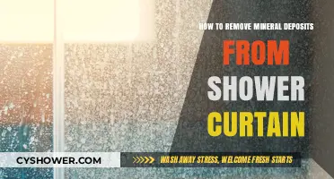 Effective Ways to Remove Mineral Deposits from Your Shower Curtain