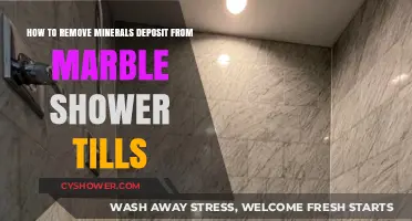 Effective Ways to Remove Mineral Deposits from Marble Shower Tiles