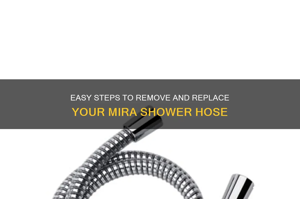 how to remove mira shower hose