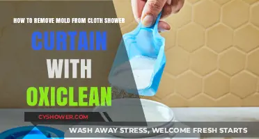 Effective OxiClean Method to Remove Mold from Cloth Shower Curtains