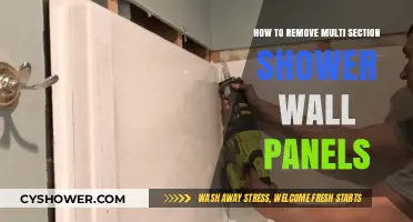 Easy Steps to Remove Multi-Section Shower Wall Panels