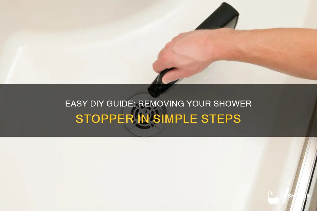 how to remove my shower stopper