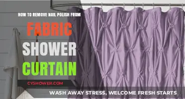 Quick Fix: Removing Nail Polish Stains from Fabric Shower Curtains