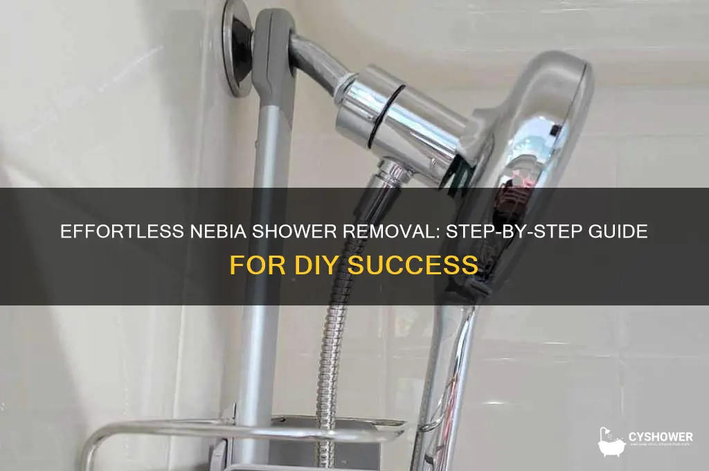 how to remove nebia shower