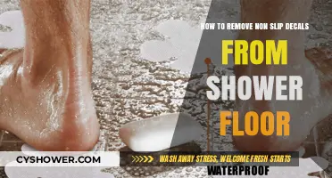 Easy Steps to Remove Non-Slip Decals from Your Shower Floor