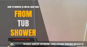 Easy Steps to Remove Old Metal Soap Dish from Tub Shower