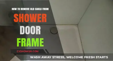 Efficiently Remove Old Caulk from Your Shower Door Frame: A Guide