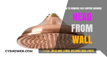 Efficiently Removing an Old Copper Shower Head from Your Wall