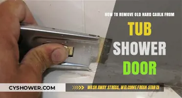 Effective Techniques to Remove Old Hard Caulk from Tub Shower Doors