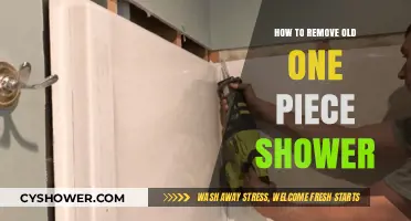 Step-by-Step Guide: Removing an Old One-Piece Shower Unit