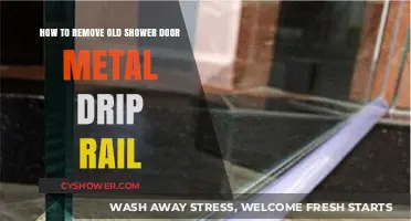 Easy DIY Guide: Removing Old Shower Door Metal Drip Rail