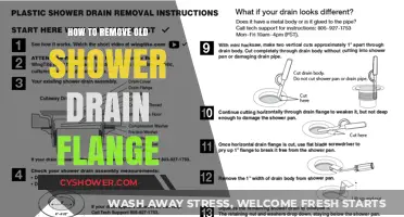 Easy Steps to Remove an Old Shower Drain Flange