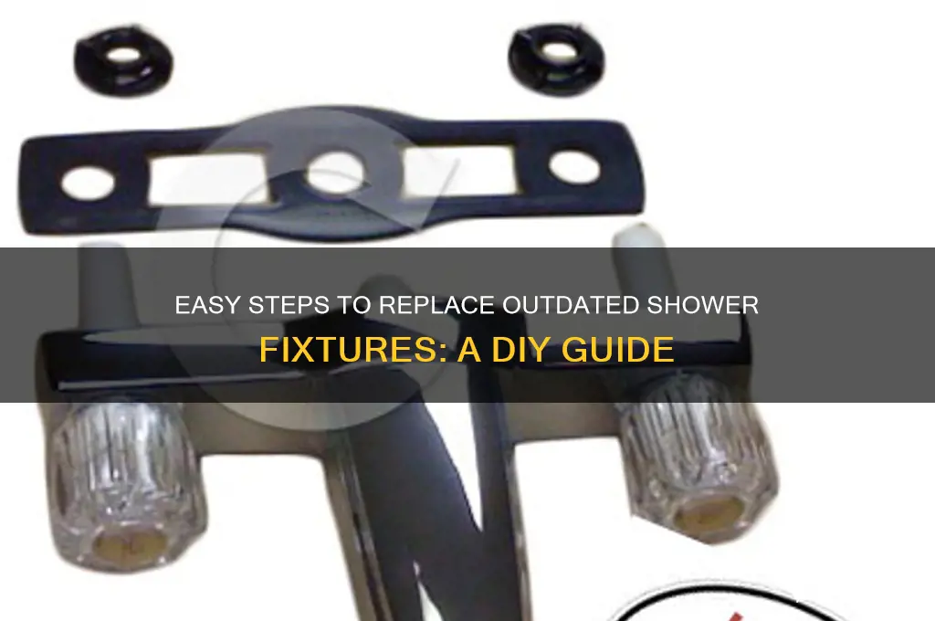 how to remove old shower fixtures