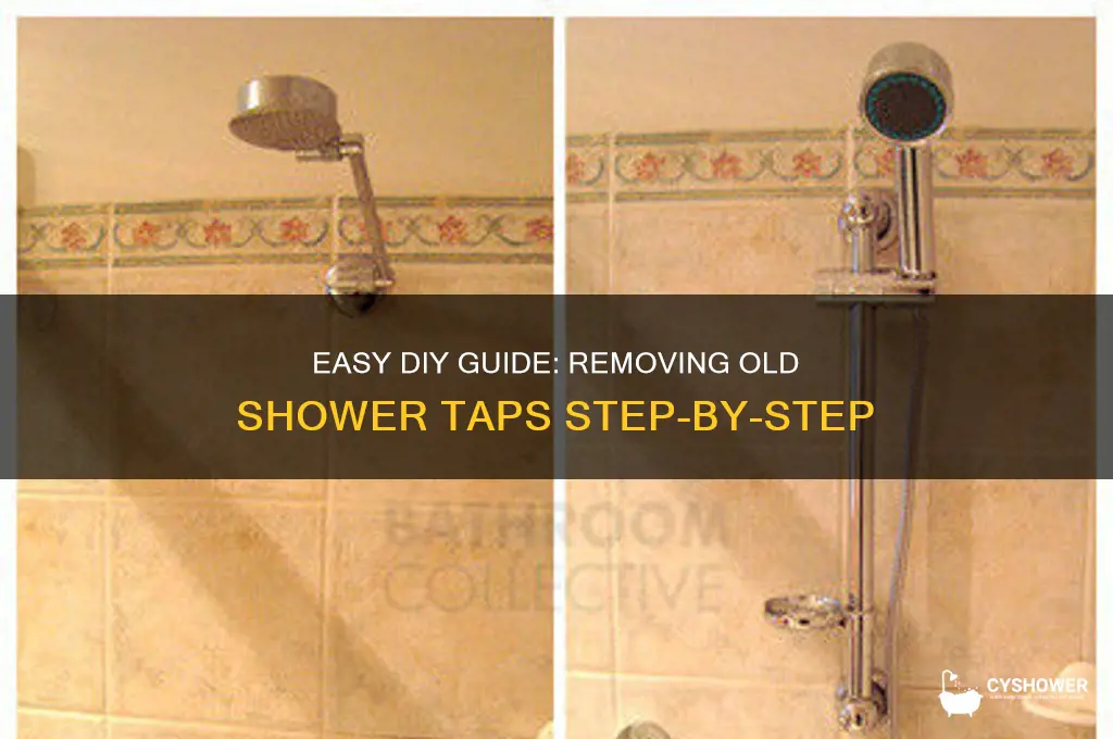 how to remove old shower taps