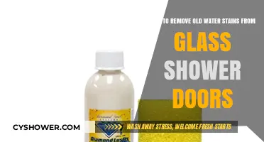 Effective Ways to Remove Old Water Stains from Glass Shower Doors