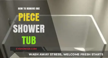 Easy Steps to Remove a One-Piece Shower Tub Unit