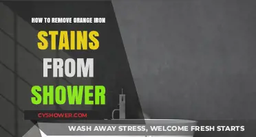 Effective Ways to Eliminate Orange Iron Stains from Your Shower