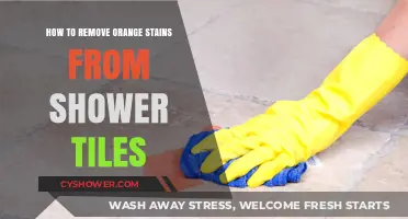 Effective Ways to Remove Orange Stains from Shower Tiles Easily