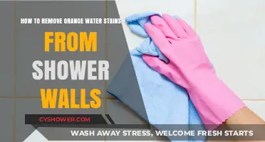 Effective Ways to Remove Orange Water Stains from Shower Walls