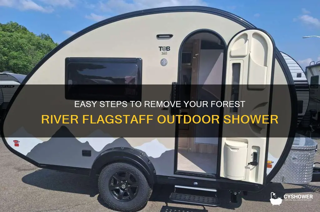 how to remove outdoor shower forest river flagstaff