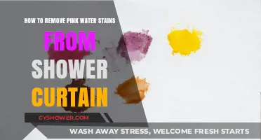 Effective Ways to Remove Pink Water Stains from Shower Curtains