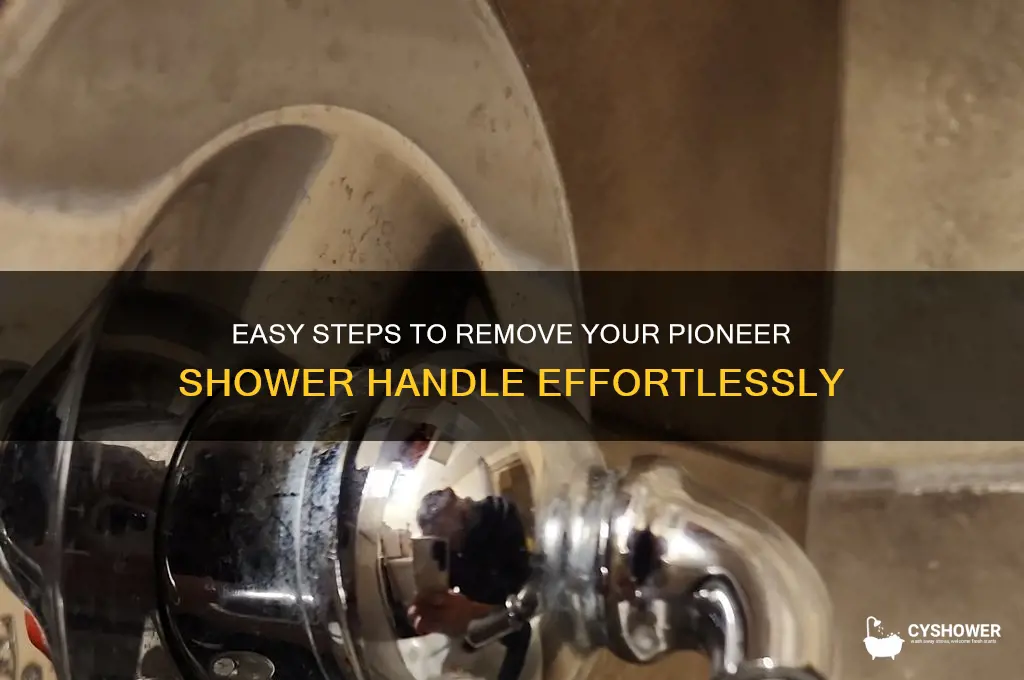 how to remove pioneer shower handle