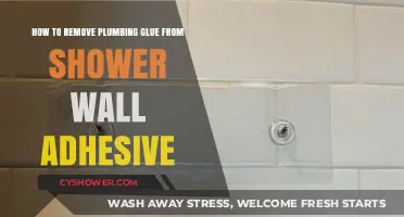 Effective Ways to Remove Plumbing Glue from Shower Wall Adhesive