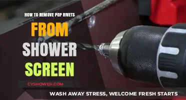 Easy Guide to Removing Pop Rivets from Your Shower Screen