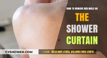 Effective Ways to Remove Red Moles from Shower Curtains Easily